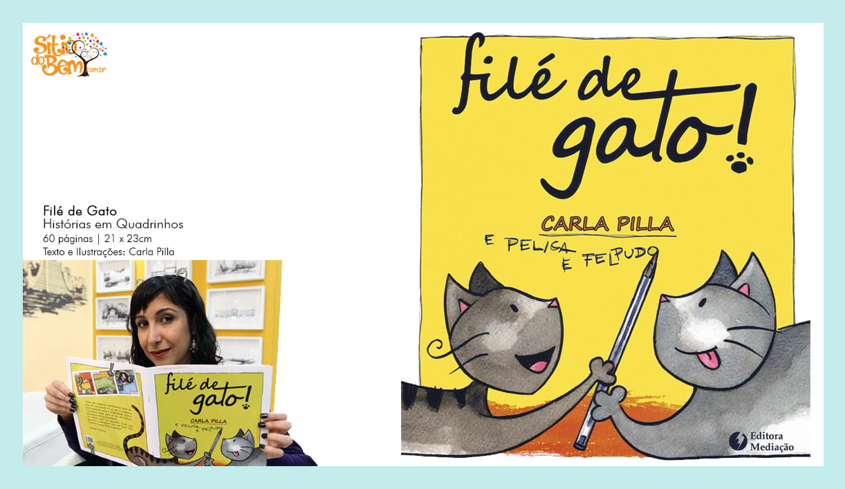 Livro com Histórias de Gatos | Filé de Gato