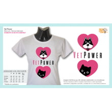 Camiseta com Desenho Veterinário | Vet Power