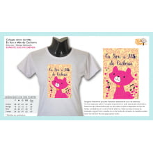 Camiseta com Desenho Eu Sou a Mãe da Cachorra Rosa