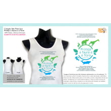 Camiseta com Desenho São Francisco de Assis | Proteja a fauna e a flora